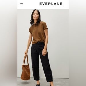 Everlane Utility Barrel Pant, size 10, faded black